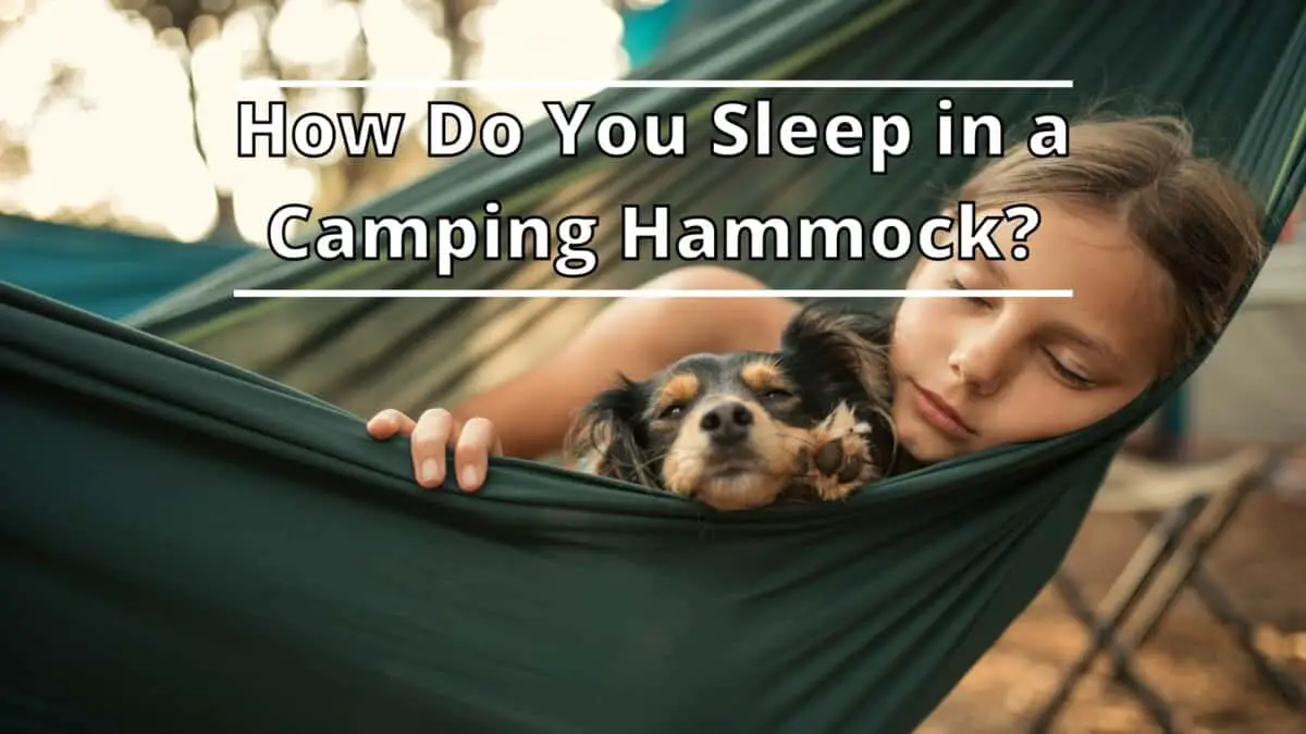 Sleep in a Camping Hammock